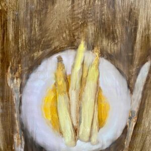 Spargel mit SIlberbesteck